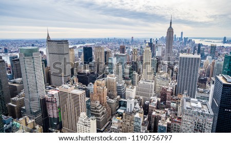 New York Skyline during winter