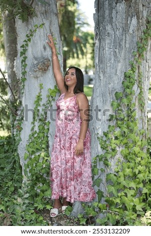 Similar – Image, Stock Photo Ivy vines enjoy the sun on a wooden board wall.