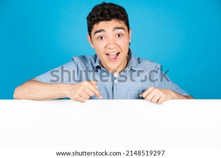 Similar – Image, Stock Photo Latin boy with Down syndrome cooking salad together