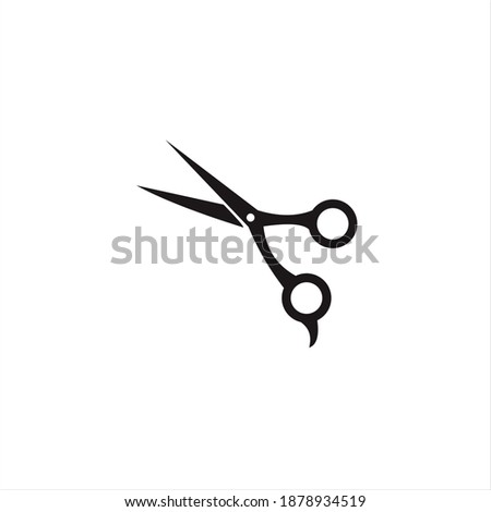 Scissors Logo Design Icon Template. Modern Design. Barber. Vector Illustration