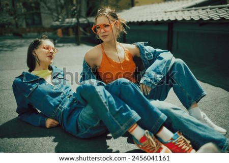 Similar – Image, Stock Photo young woman wearing vintage dress