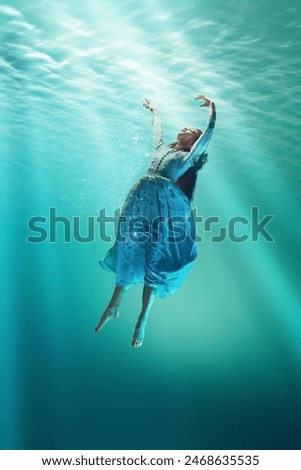 Similar – Image, Stock Photo dreamlike: the sea around Mallorca