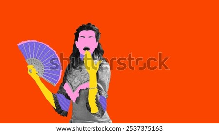 Similar – Image, Stock Photo contemporary history | Fan in the outer wall of an old agricultural building with a tin roof. The cover plate has been pushed aside. Some stones are beginning to crumble away. The window openings next to it are closed with wooden boards.