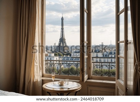 Similar – Ausblick auf Paris im Regen