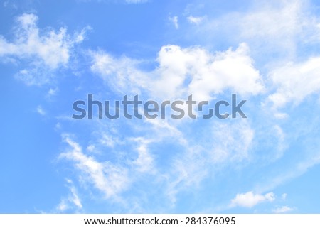 sky and cloud for geography case study and environment