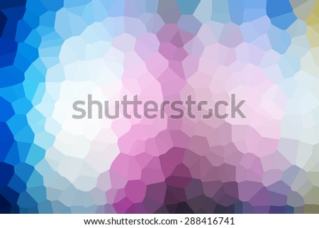 Abstract pink and blue polygon for background