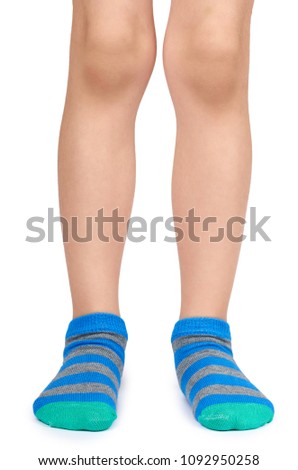 Similar – Foto Bild Ringelsocken Beine Fuß 1