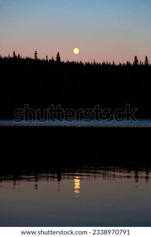 Similar – Image, Stock Photo a lake full of clouds Lake