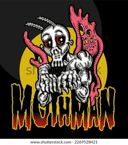 mothman team sports mascot as seen in west virginia 