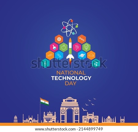 National Technology Day. India Technology Day Concept. Vector illustration. 商業照片 © 