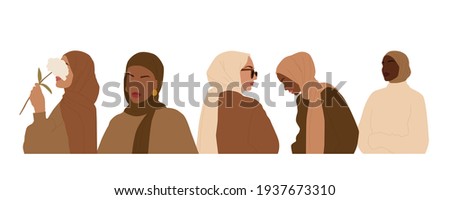 Similar – Image, Stock Photo Faceless portrait of female tailor working in her workshop