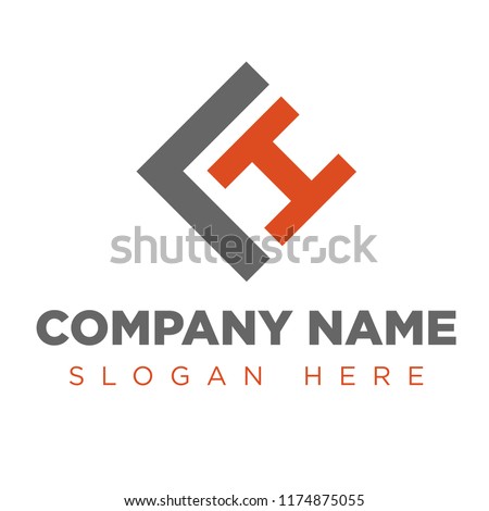 HL, LH, VH, HV Company Group Logo Concept Idea 