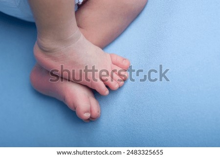 Similar – Image, Stock Photo Small feet Baby Cute cute