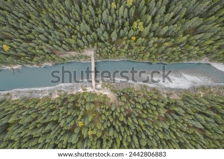 Similar – Image, Stock Photo View between the canyon of houses from the island La Gorée to Dakar