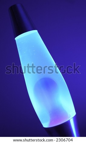 Retro Blue and Purple Lava Lamp