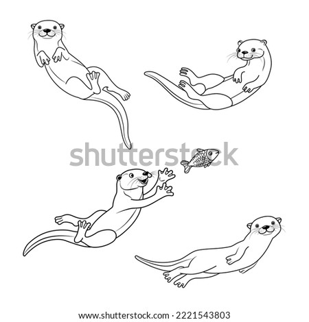 Sea Otter Drawing | Free download on ClipArtMag