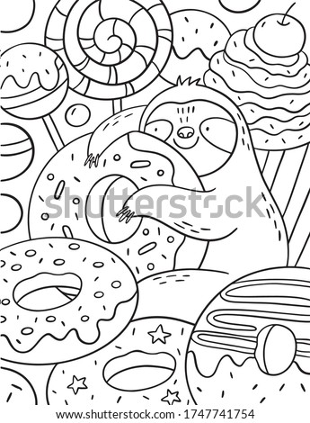 Download Cute Sloth Coloring Pages At Getdrawings Free Download