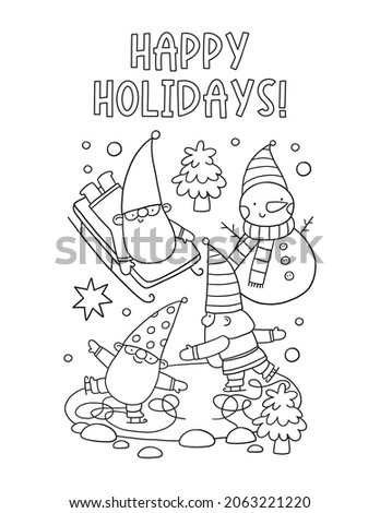 Christmas Coloring Pages Printable | Free download on ClipArtMag