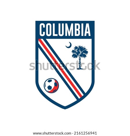 Logo Columbia football club, South Carolina, USA Soccer Team
