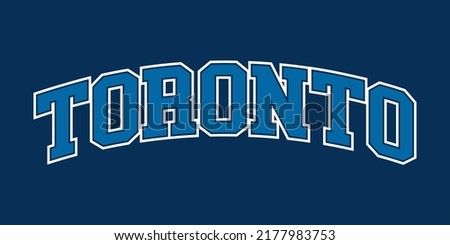 T-shirt stamp graphic, Canada Sport wear typography emblem Toronto vintage tee print, athletic apparel design shirt graphic print. vector