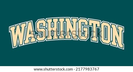 T-shirt stamp graphic, Washington Sport wear typography emblem vintage tee print, athletic apparel design shirt graphic print