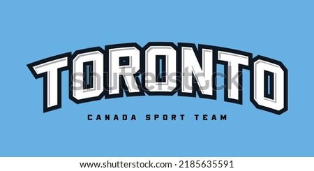 T-shirt stamp logo, Canada Sport wear lettering Toronto tee print, athletic apparel design shirt graphic print