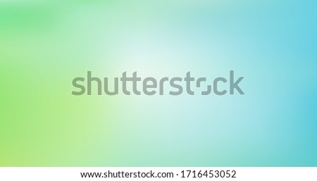 Light Blue, Green vector blurred background. Colorful illustration in abstract style with gradient. Elegant background for a brand book. Ecology concept for your graphic design, banner or poster Stock foto © 