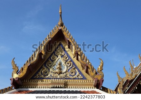 Similar – Image, Stock Photo pediment Gable end