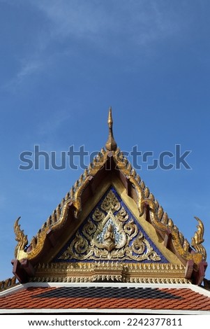 Similar – Image, Stock Photo pediment Gable end