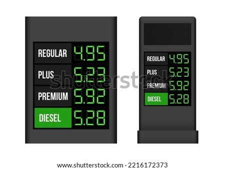 Similar – Foto Bild Tankstellenpreise