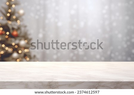 Image, Stock Photo panorama banner of blurred portrait of a young blonde woman behind transparent plastic foil as a symbol of fear, panic, worry and despair