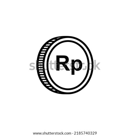 Indonesia Currency Symbol, Indonesian Rupiah Icon, IDR Sign. Vector Illustration