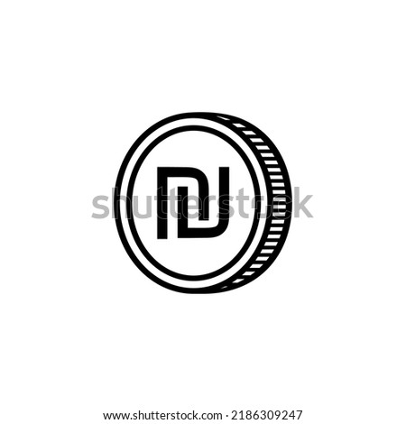 Israel Currency Icon Symbol. Israeli Shekel, ILS. Vector Illustration