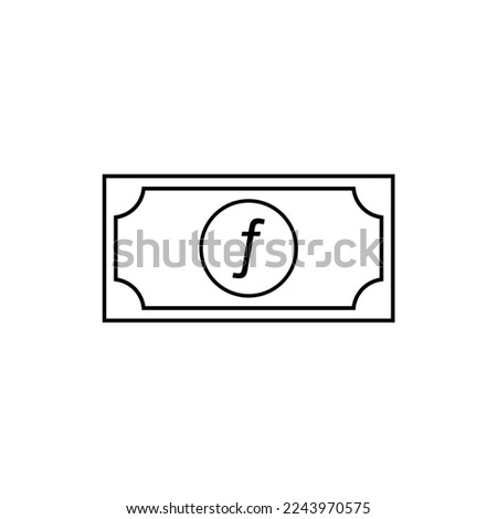 Aruba Currency Symbol, Aruban Florin Icon, AWG Sign. Vector Illustration