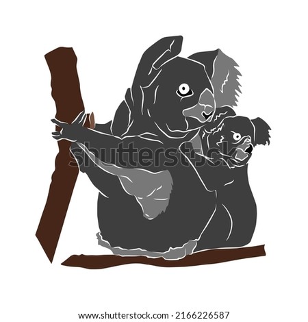 Illustration: Beautiful koala, used in general applications