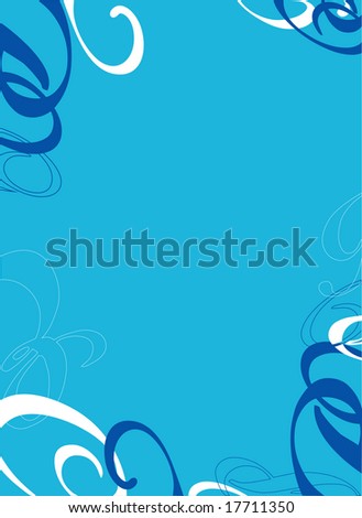 Abstraction of a background from curis. Vector