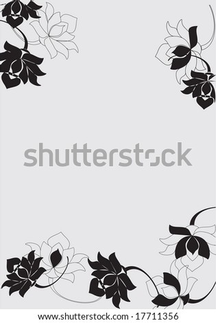 Abstraction of a flover beckground. Vector