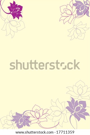 Abstraktion of a flover beckground4. Vector