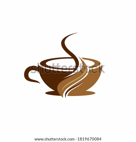 Coffee shop icon logo vector template