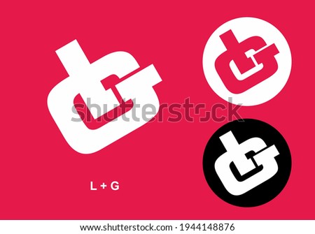 LG initial letter circle design