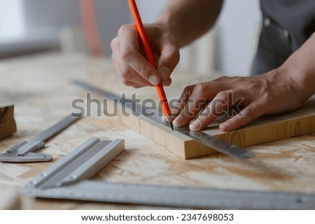 Similar – Image, Stock Photo Close-up of craftswoman working on her pottery in workshop