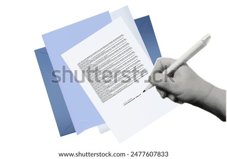 Signing the document. Application form. Filling out, completing, signing business documents. A woman's hand registers contract, agreement. Paper page. Form paperwork, tax, financial report, pen. 