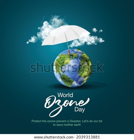 World Ozone day Creative illustration  , September 16