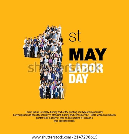 May 1st International Labor Day Foto d'archivio © 