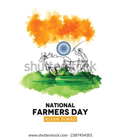 National Farmers Day in India is also known as Kisan Divas in Hindi