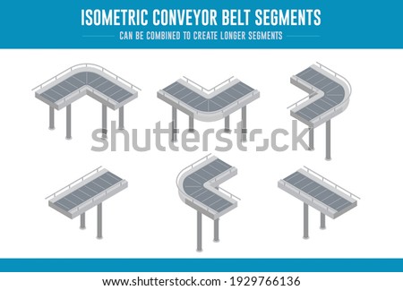 Segments of conveyor belt that can form longer lines