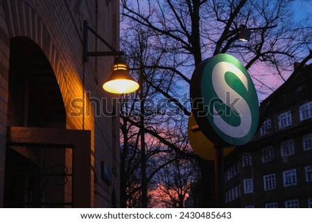 Similar – Foto Bild Alter S-Bahnhof in Berlin Siemensstadt