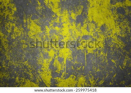 paint on black concrete textured abstract background
