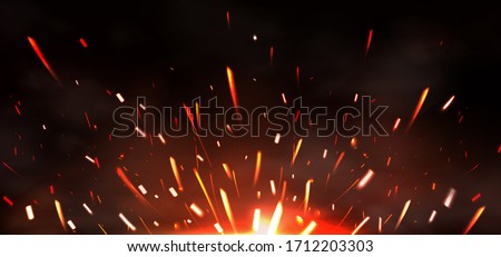 Similar – Image, Stock Photo Blacksmith cutting metal