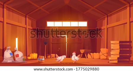 Similar – Image, Stock Photo Hen in a stable Food Meat